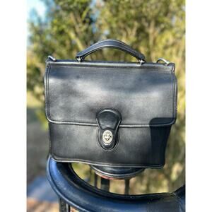 COACH vintage crossbody black willis handbag 9927
